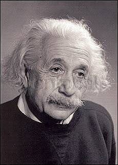 Portrait Albert Einstein, Princeton 1946, Postcard