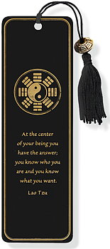 Beaded Bookmark YIN YANG