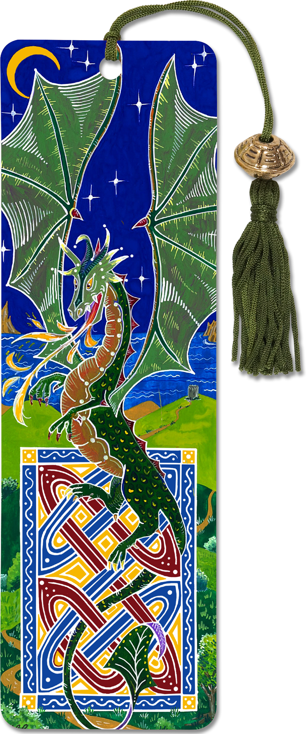Beaded Bookmark DRAGON