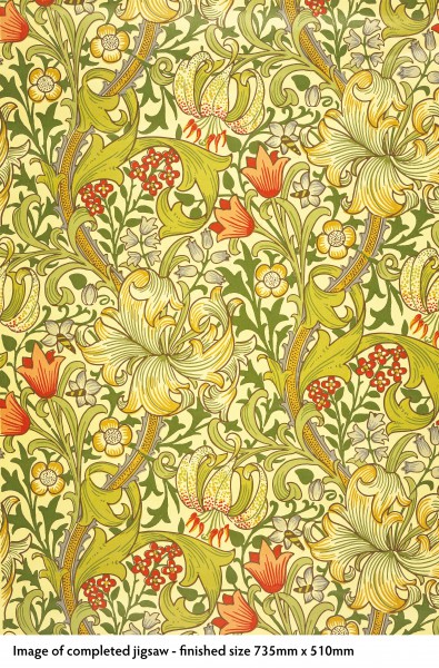 William Morris Gallery: Golden Lily 1000-piece jigsaw - 3