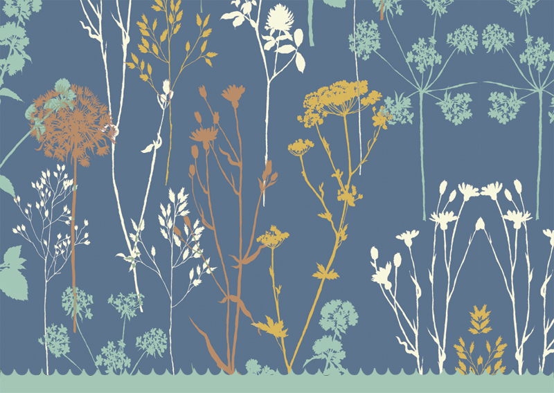 Notecard Box, 14 cards, Twilight Garden