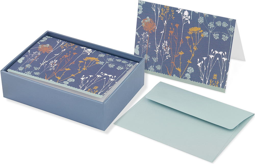 Notecard Box, 14 cards, Twilight Garden - 2