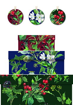 EB Winter Flowers Mix Nest 3 boxes