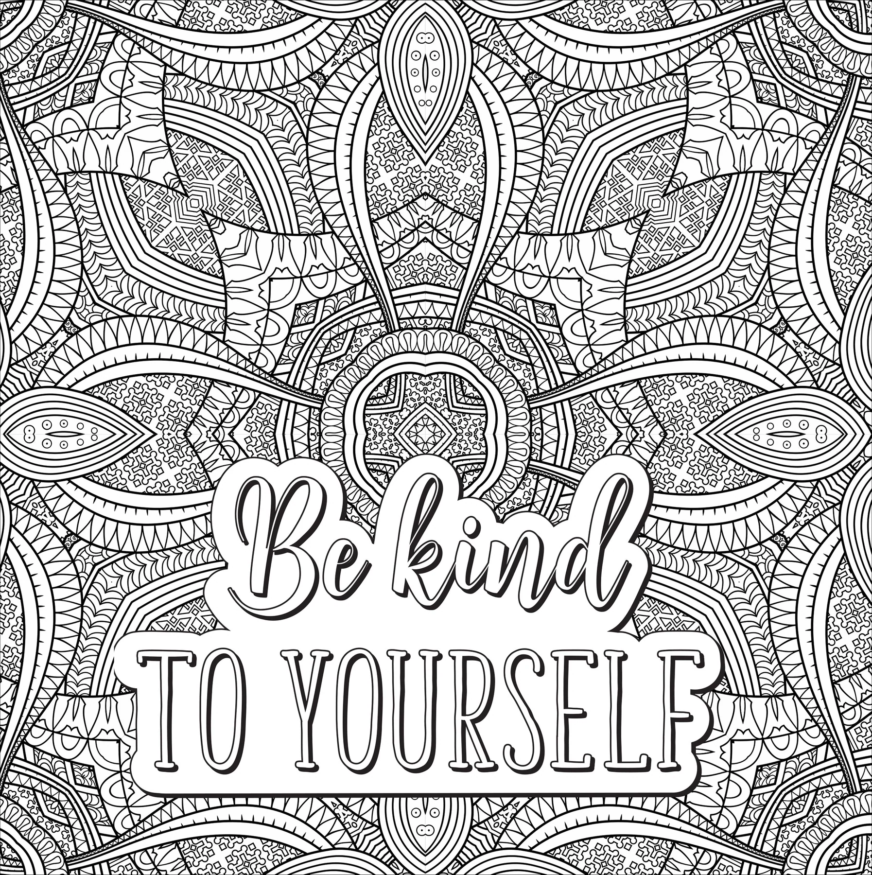 Self Care Artist's Coloring Book - 3