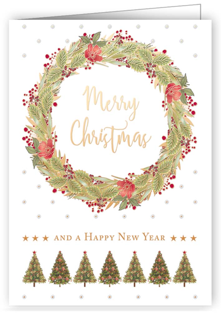 Christmas Wreath, Mini Cards