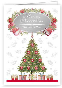 Christmas Tree With Presents, Mini Cards