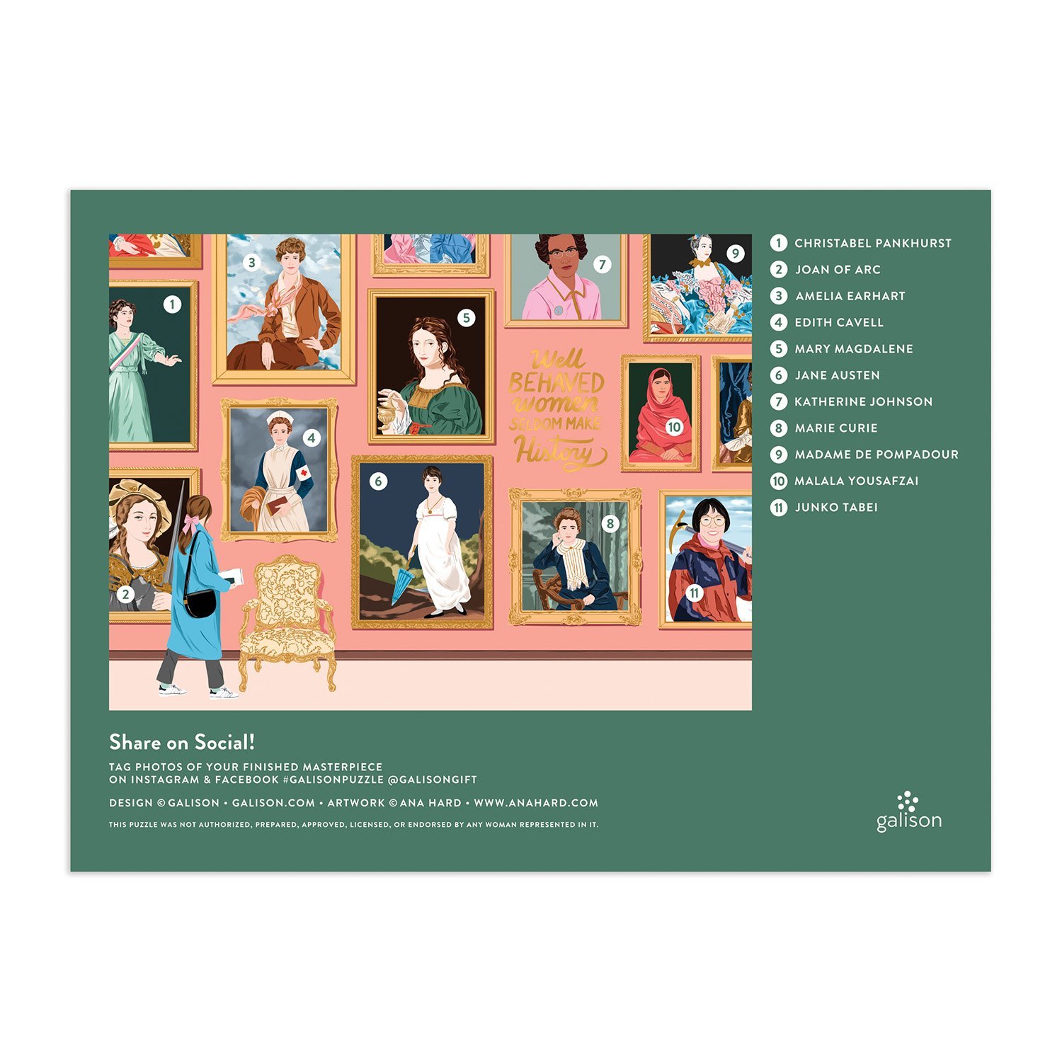 Herstory Museum 1000 Piece Foil Jigsaw Puzzle - 3