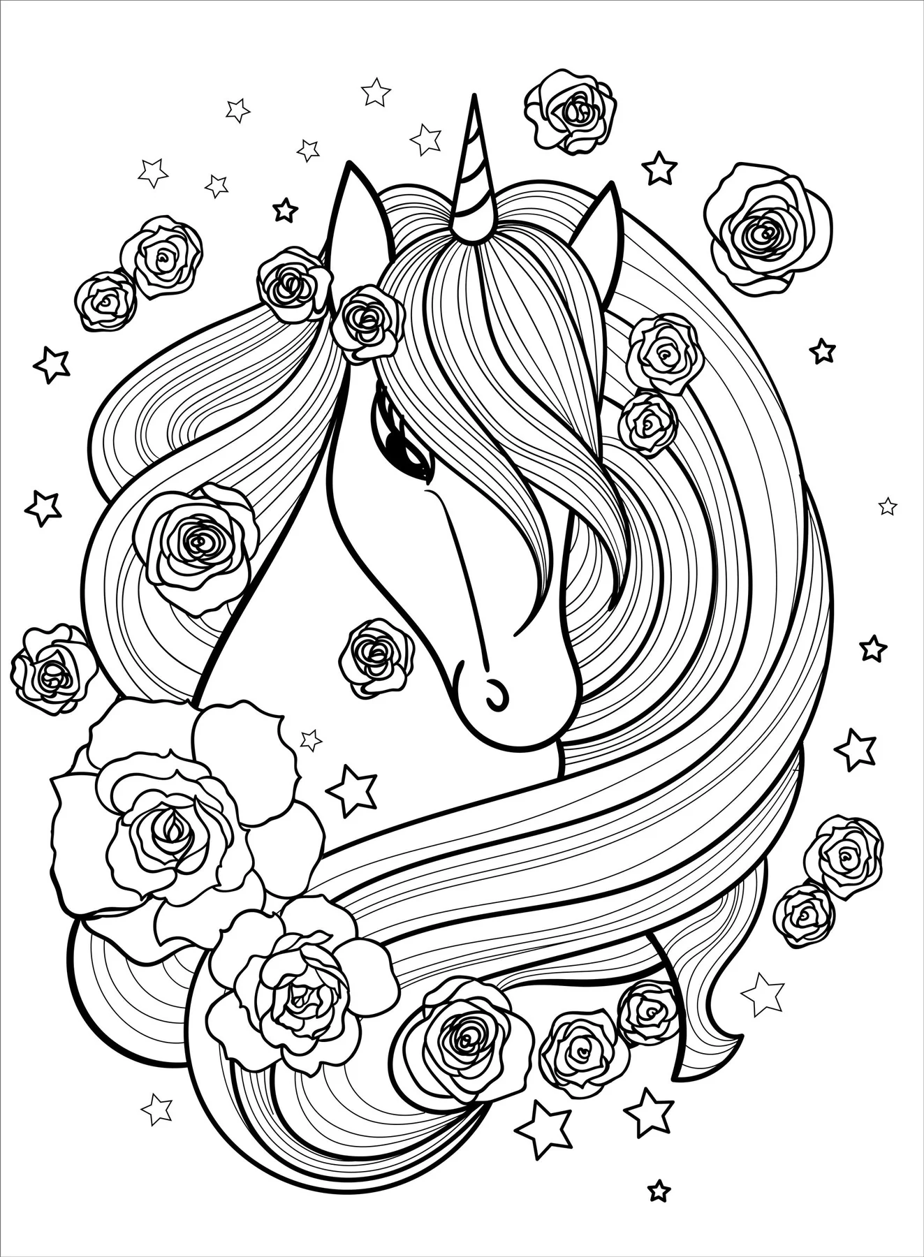 Unicorns Coloring Bk - 6