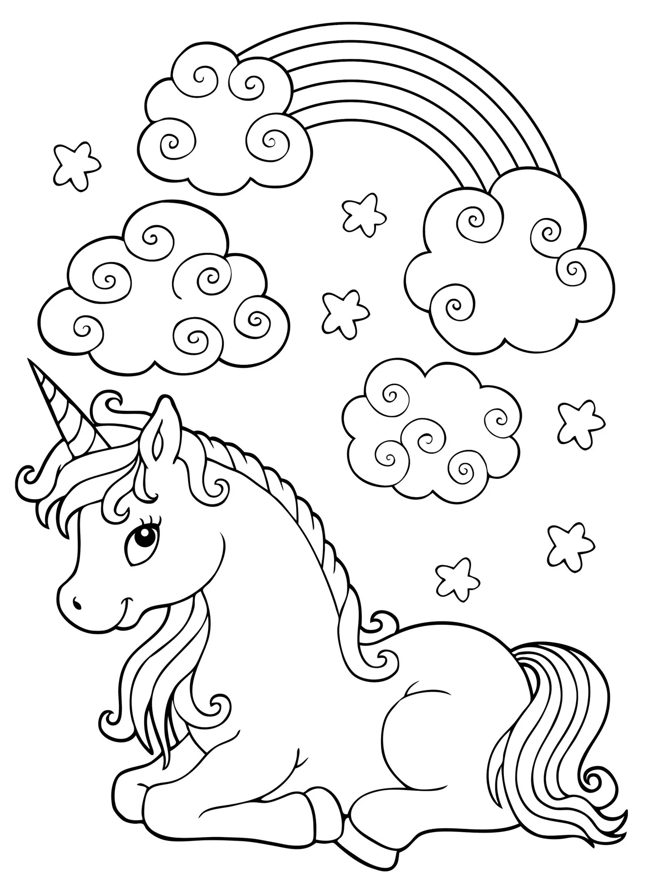 Unicorns Coloring Bk - 5