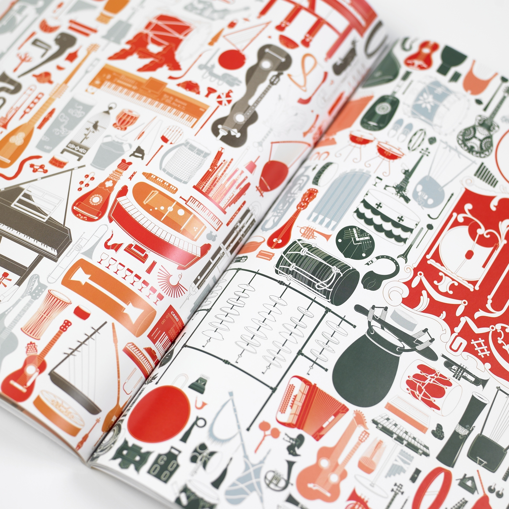 Musical Instruments, Gift & Creative Paper Book - 3
