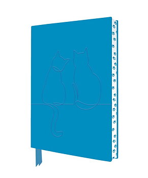  Two Happy Cats Artisan Art Notebook (Flame Tree Journals)