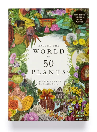 Around the World in 50 Plants, 1000 Piece Puzzle