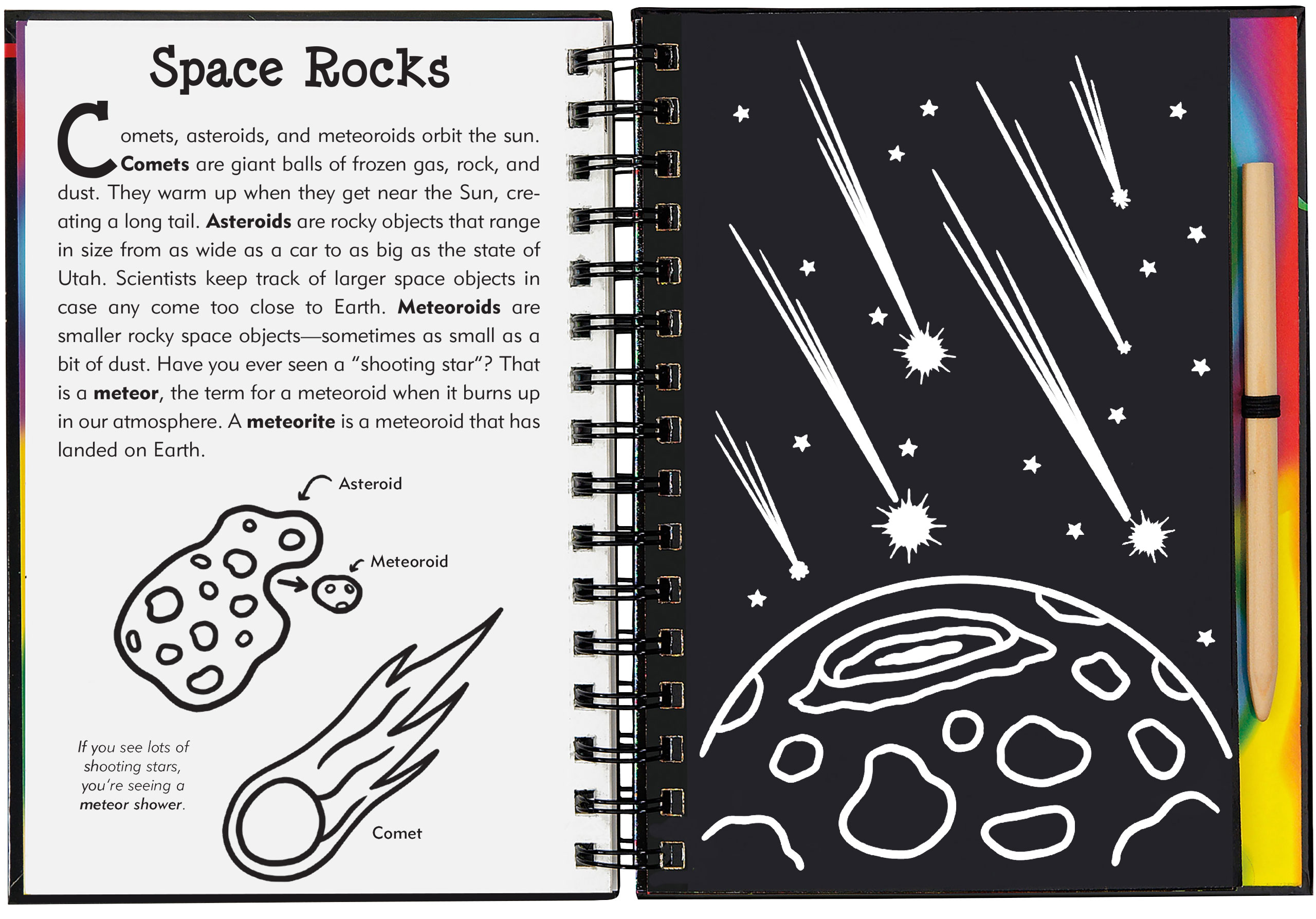 Scratch and Sketch Outer Space