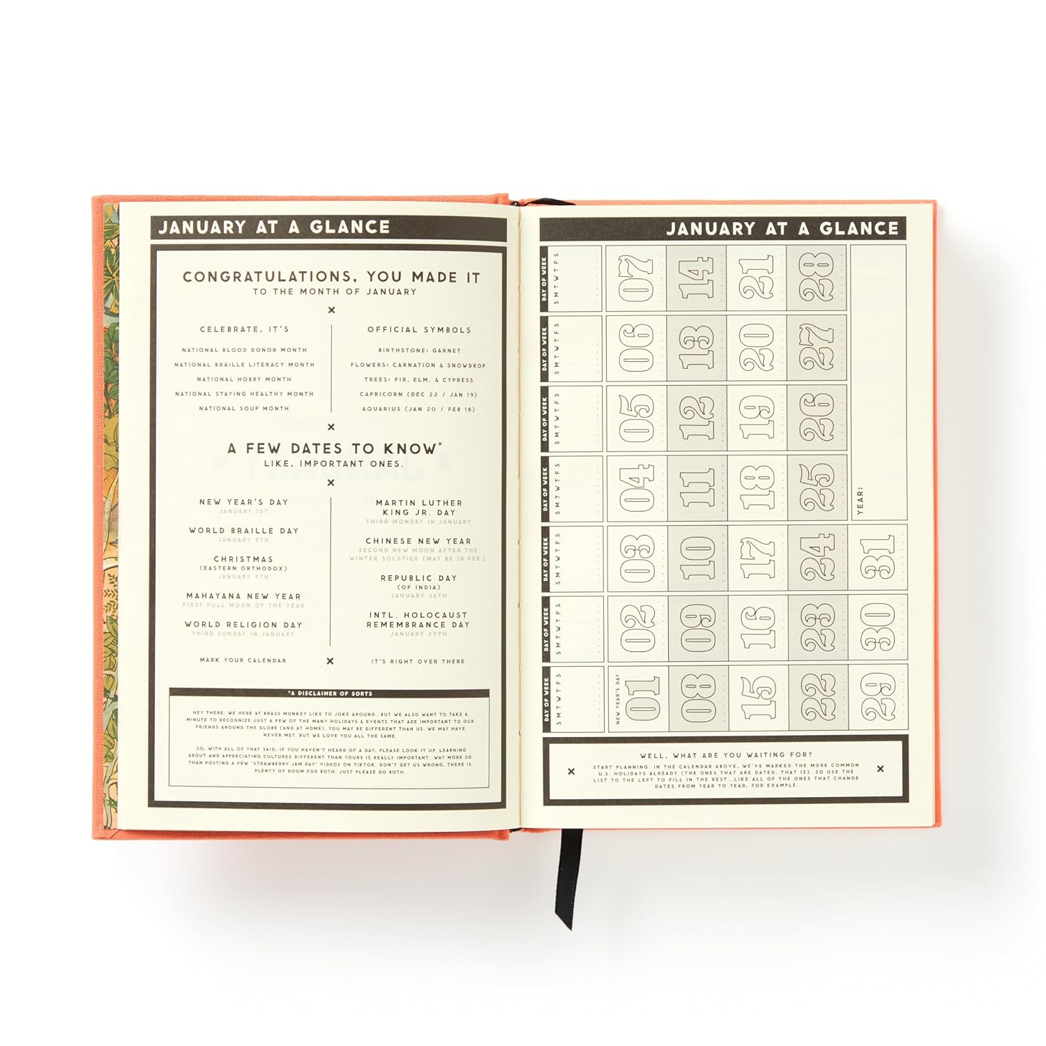 Part-Time Adult Undated Daily Planner Hardcover – Organizer - 4