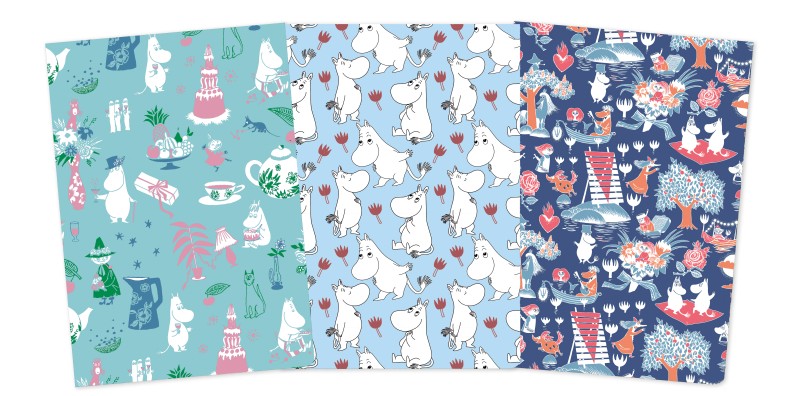 Moomin Classics Set of 3 Midi Notebooks - 2