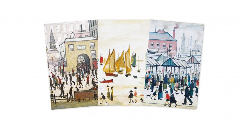 L.S. Lowry Mini Notebook Collection - 2