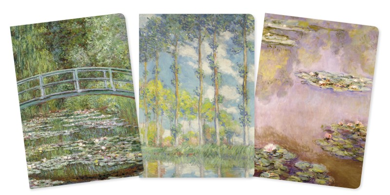 Claude Monet Set of 3 Standard Notebooks - 2