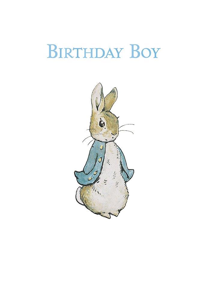 Peter Rabbit Birthday Boy, Greeting Card
