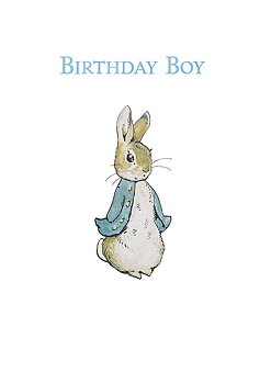 Peter Rabbit Birthday Boy, Greeting Card