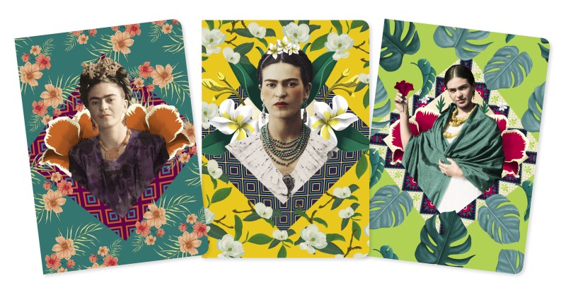 Frida Kahlo Set of 3 Standard Notebooks - 2