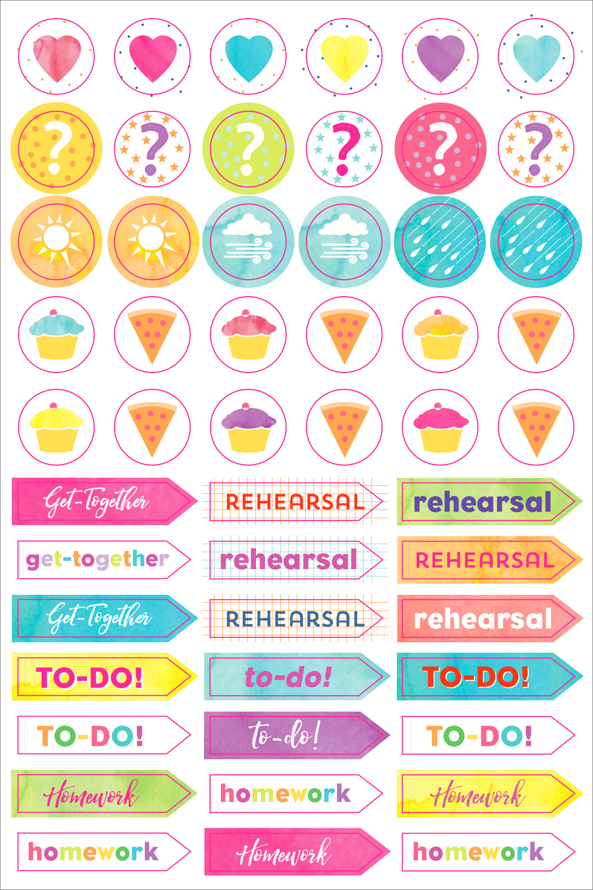 Essentials Planner Stickers Student - 5
