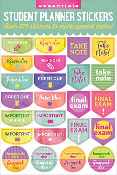 Essentials Planner Stickers Student