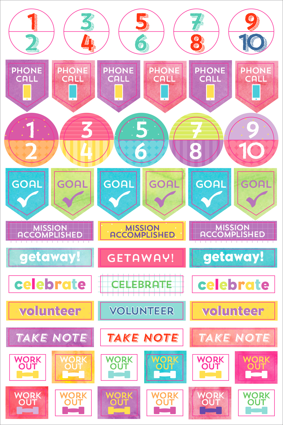 Essentials Planner Stickers Student - 9