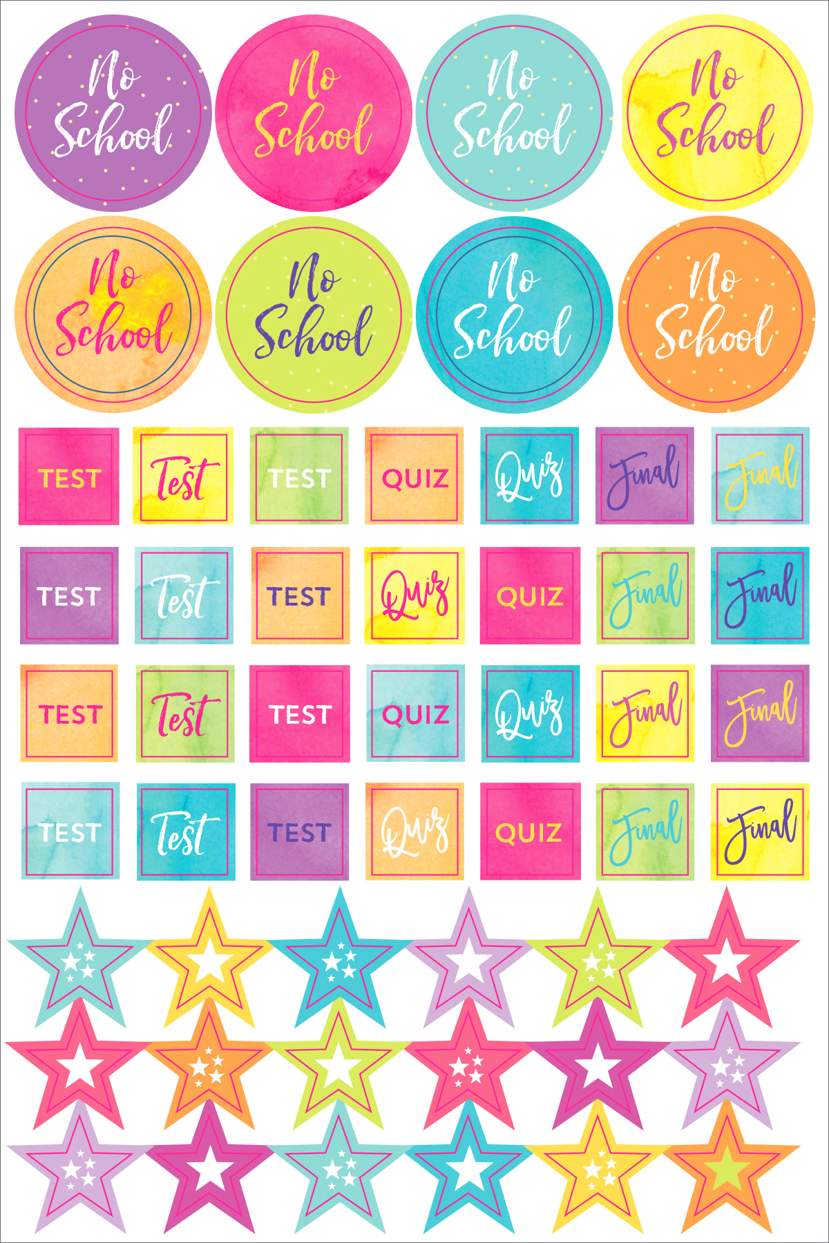 Essentials Planner Stickers Student - 13