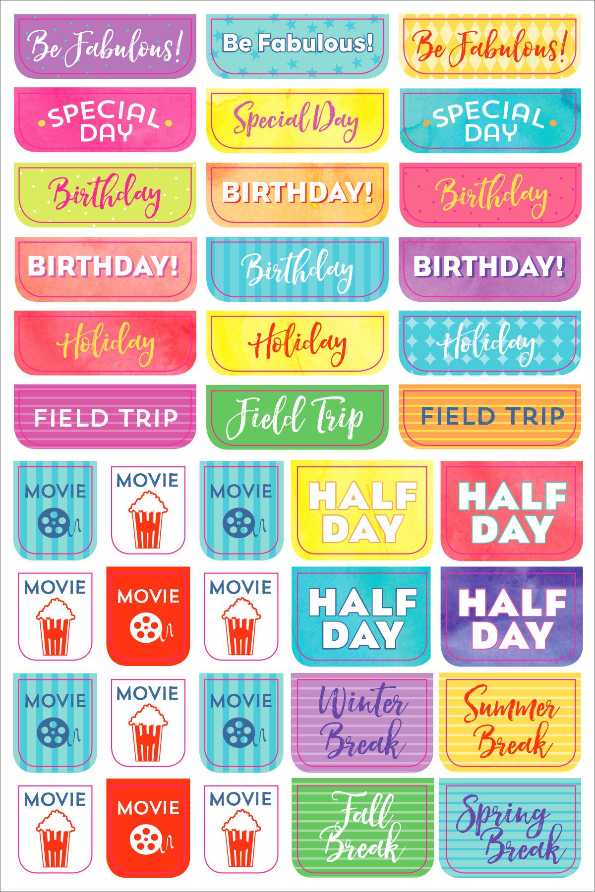Essentials Planner Stickers Student - 6