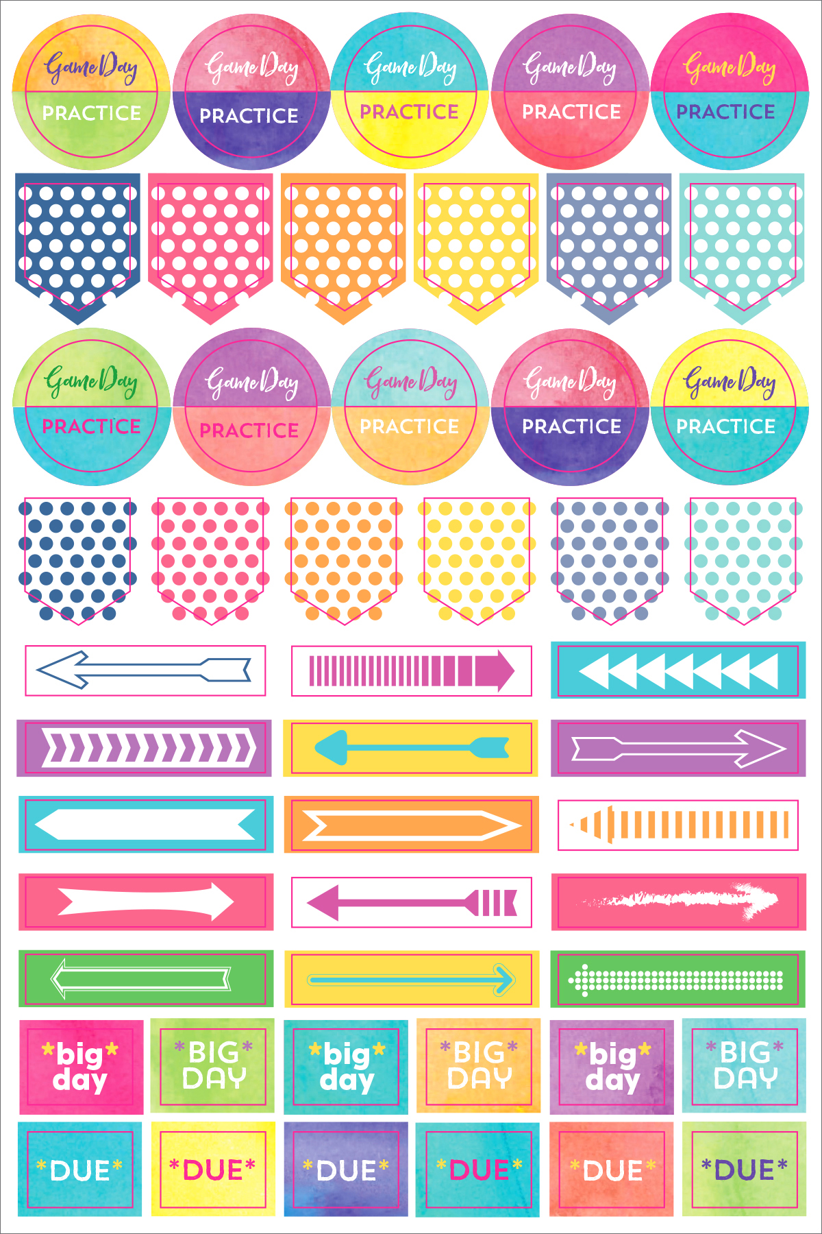 Essentials Planner Stickers Student - 11