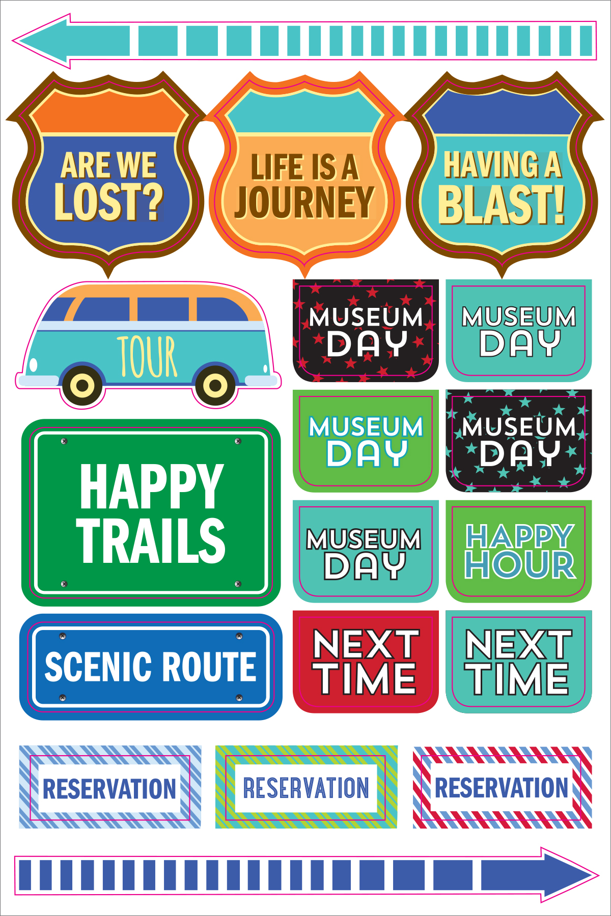 Essentials Planner Stickers Travel - 13