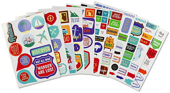 Essentials Planner Stickers Travel