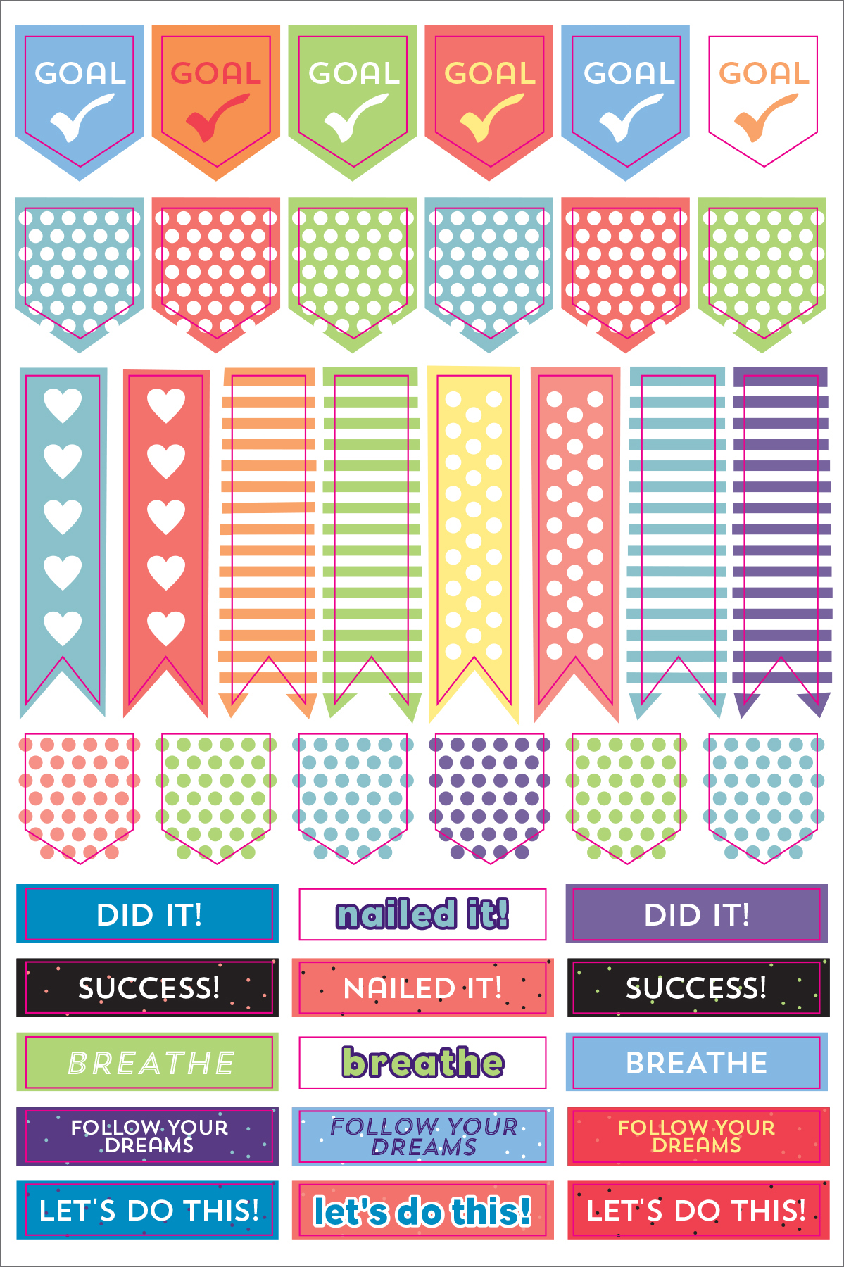 ESSENTIALS HABIT TRACKER PLANNER STICKERS - 3