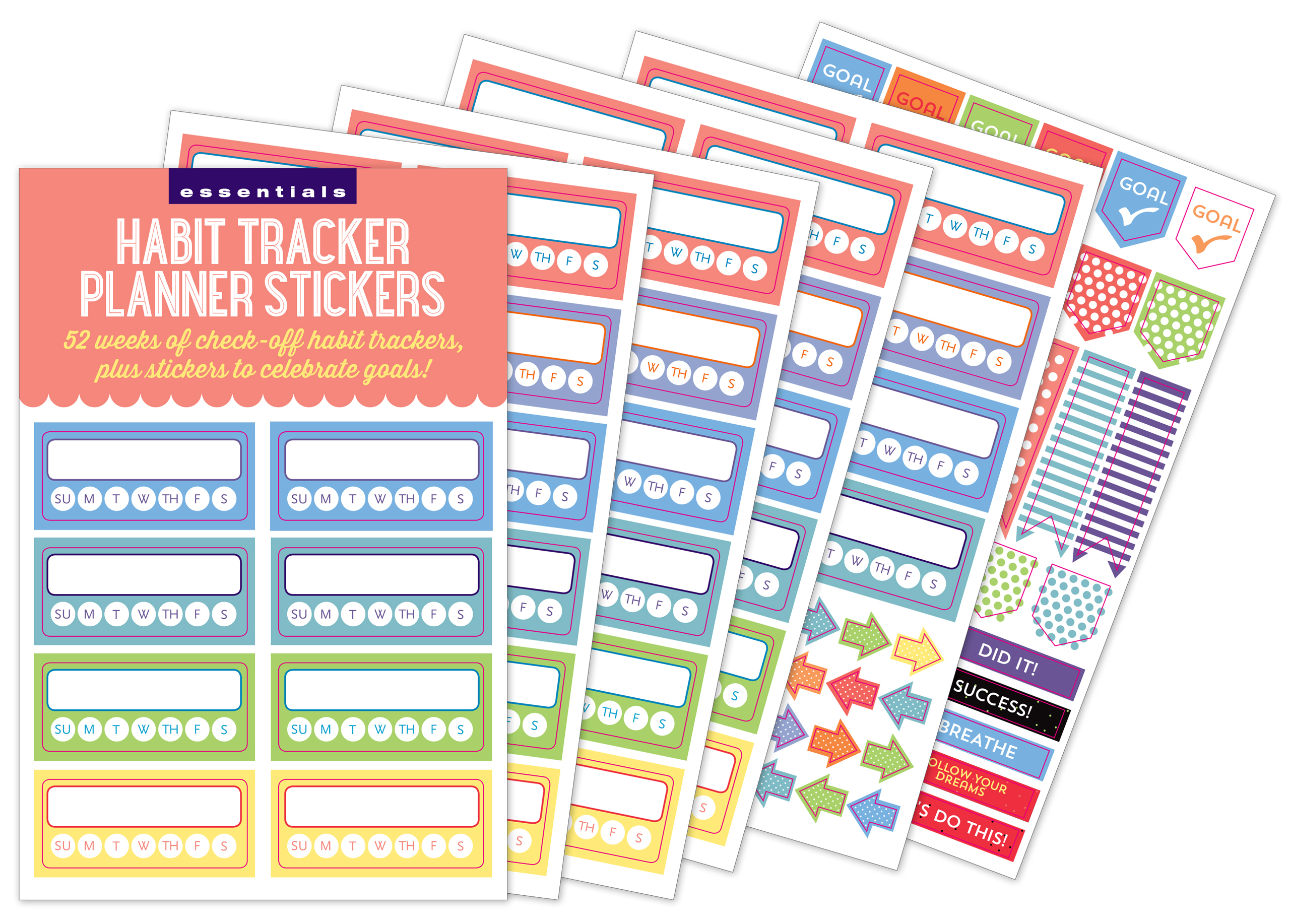 ESSENTIALS HABIT TRACKER PLANNER STICKERS