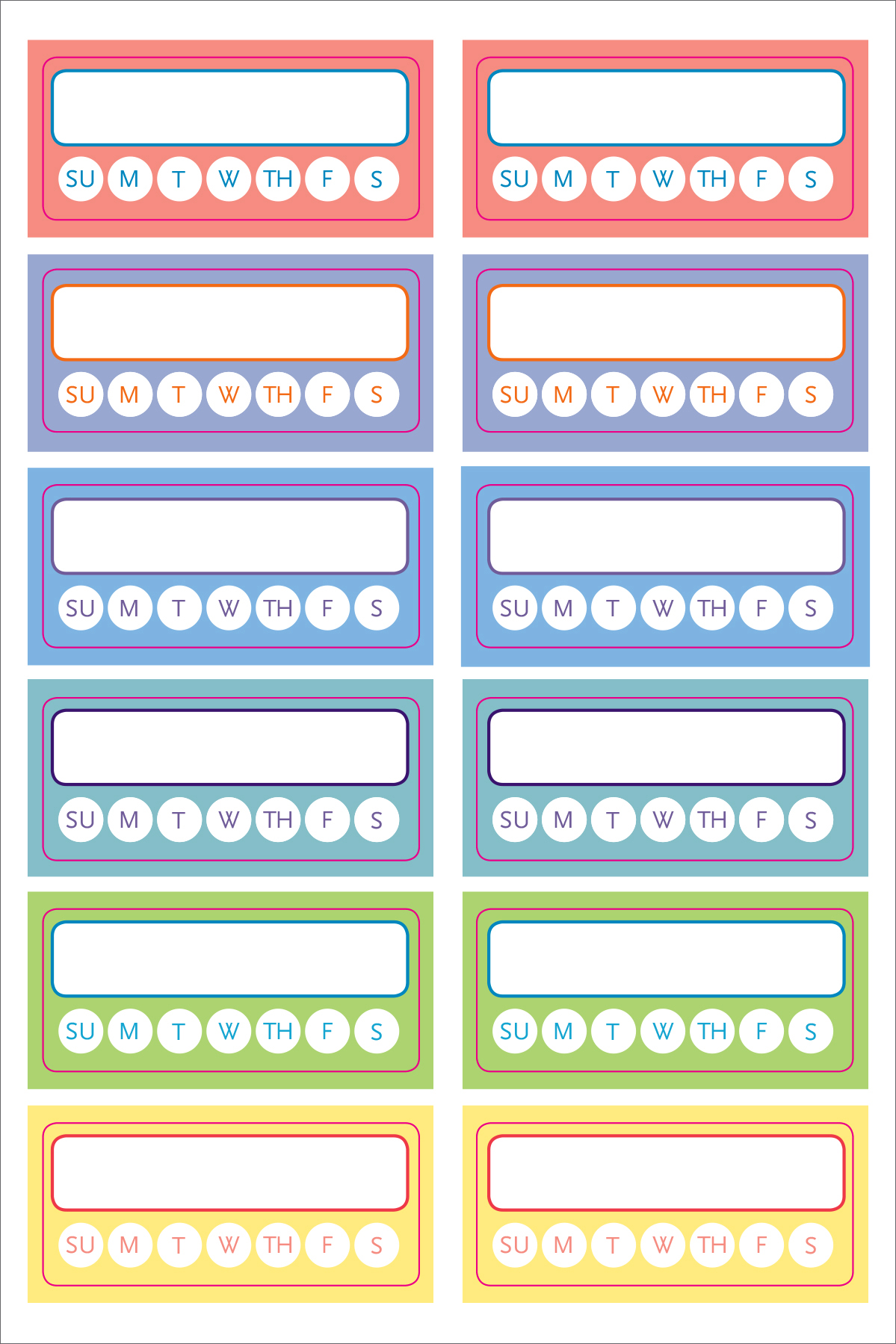 ESSENTIALS HABIT TRACKER PLANNER STICKERS - 2