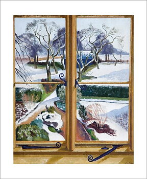 The Garden Under Snow by John Nash, Greeting Card