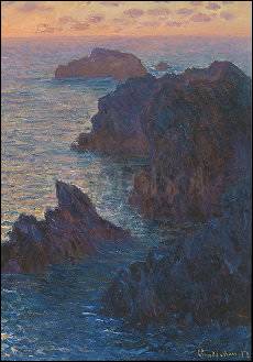 Rock Points at Port-Goulphar (1886), Claude Monet, Greeting Card