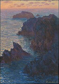 Rock Points at Port-Goulphar (1886), Claude Monet, Greeting Card