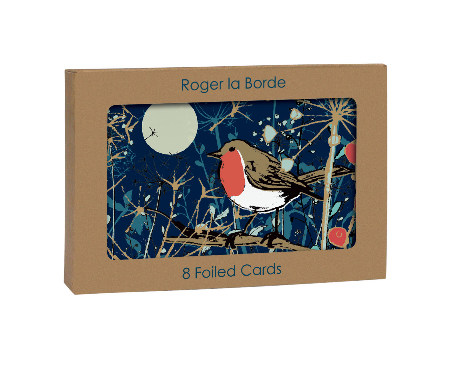 Winter's Tale Robin, Petite Card Kraft Box