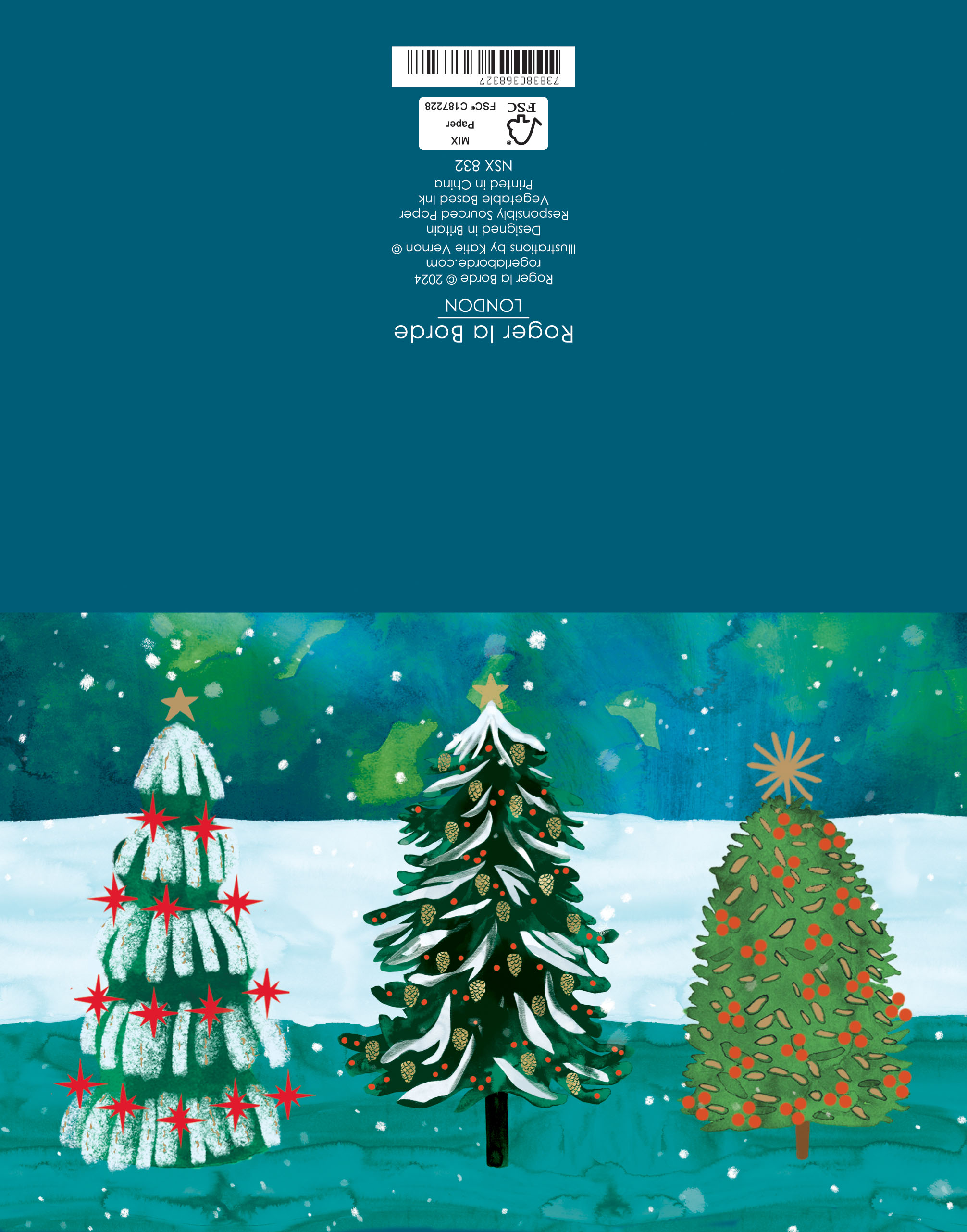 Wild Winter Forest, Petite Card Kraft Box - 2