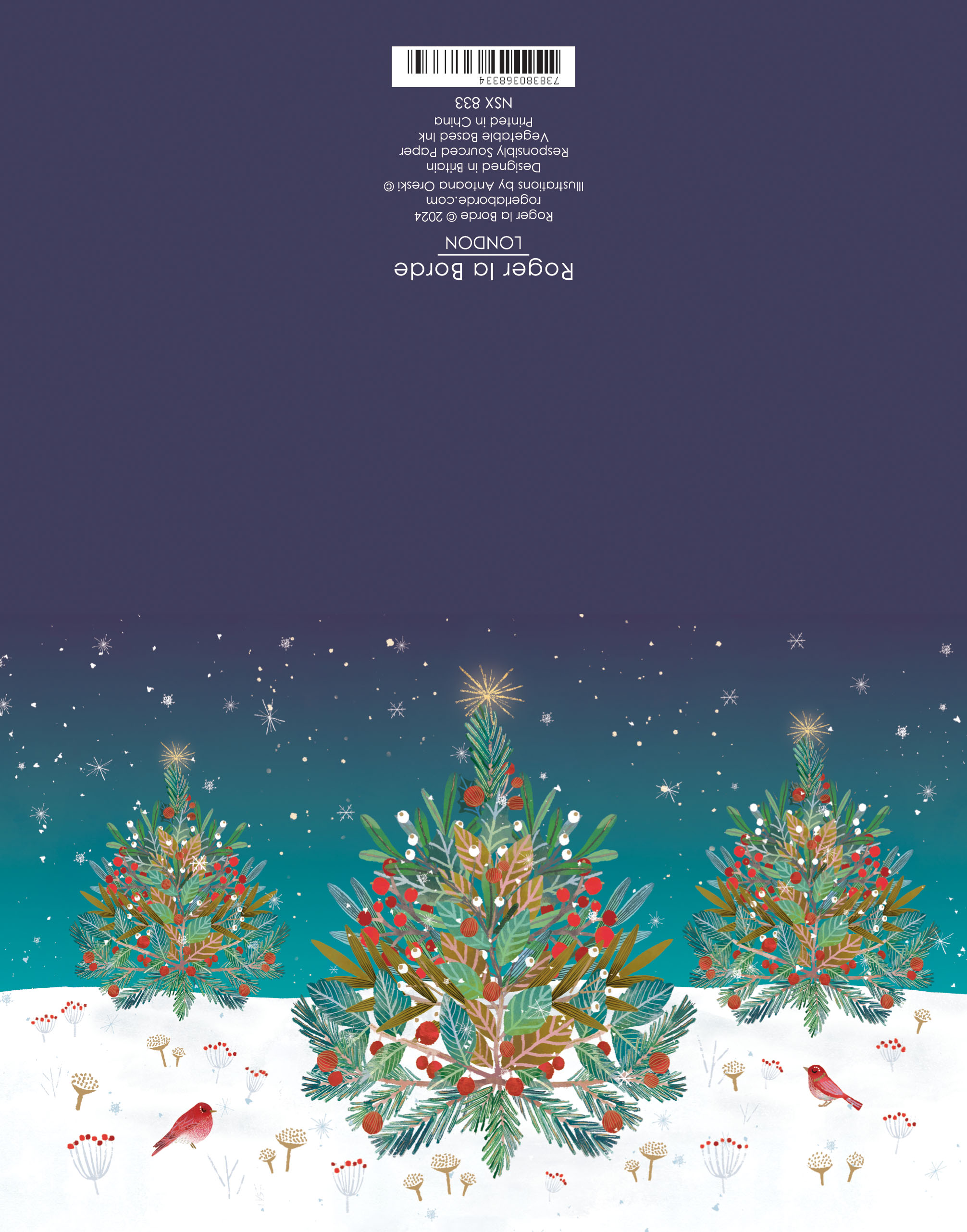 Enchanting Trees, Petite Card Kraft Box - 2