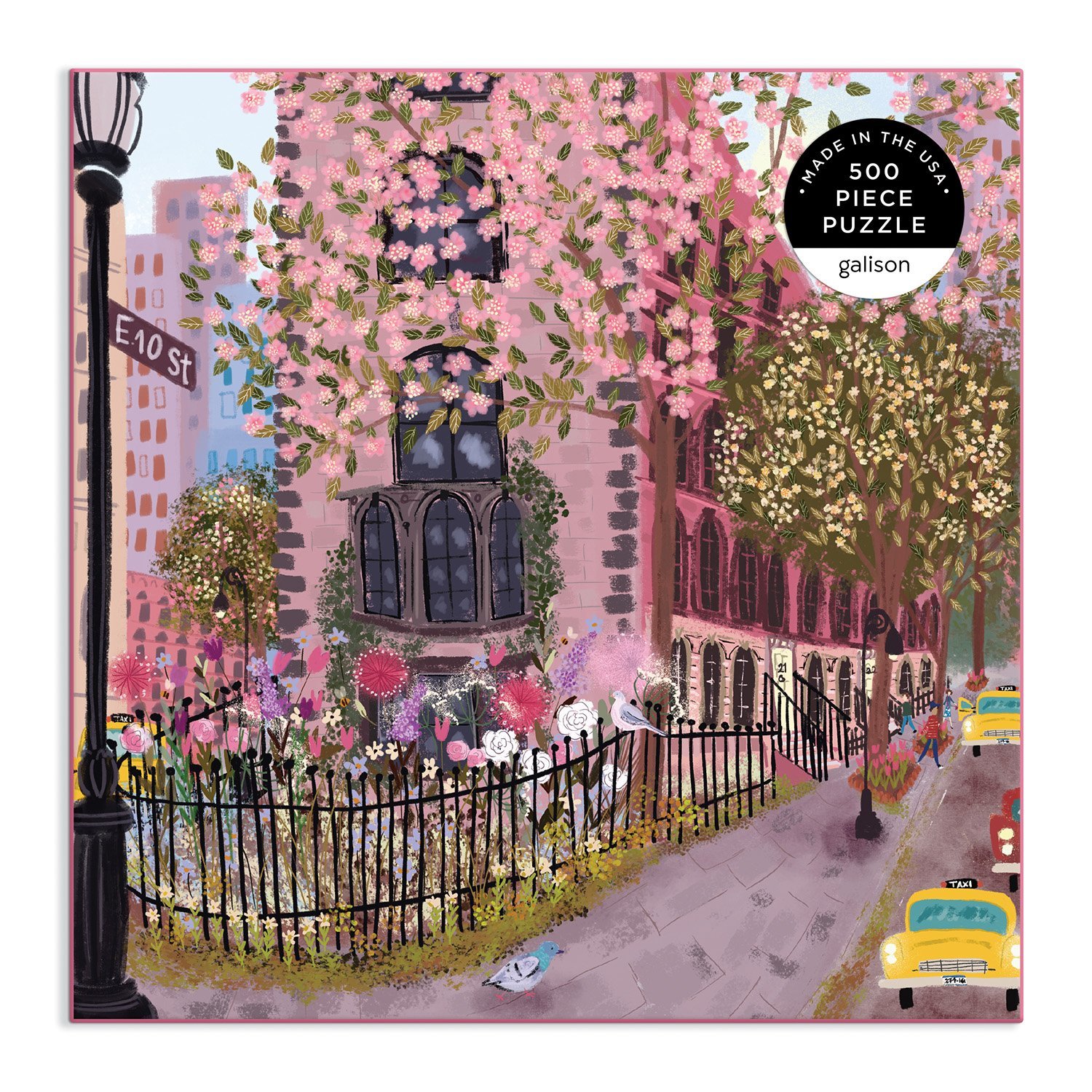 Blooming Streets, 500 Piece Puzzle - 2