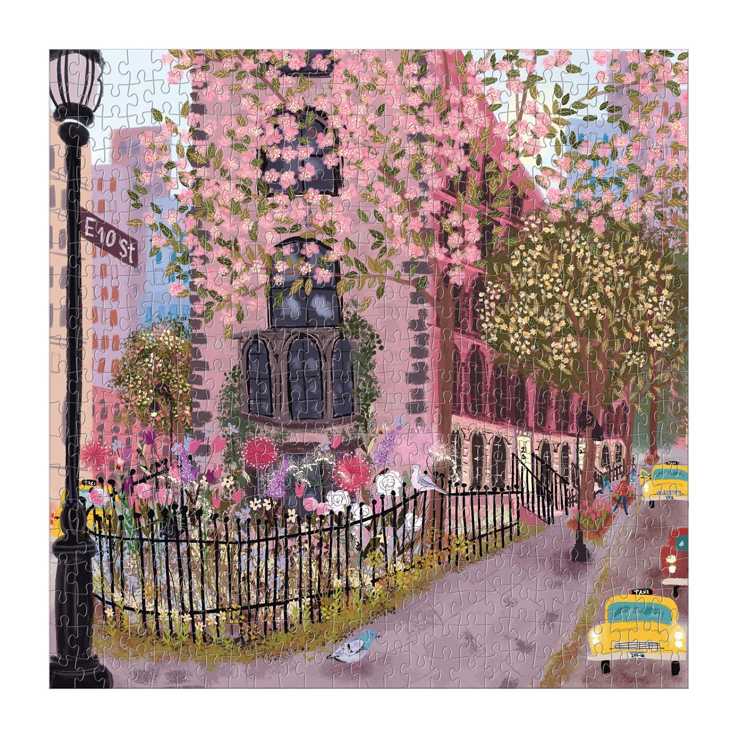 Blooming Streets, 500 Piece Puzzle - 3