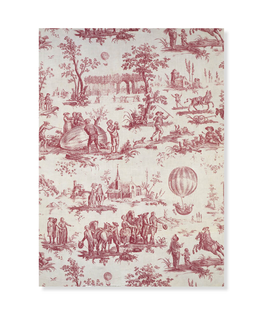 Le Ballon de Gonesse, Toile, Vykort