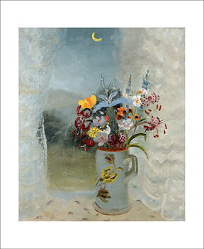Flowers by Moonlight, Greeting Card