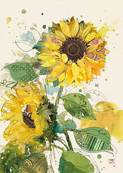 Sunflowers, Greeting Card