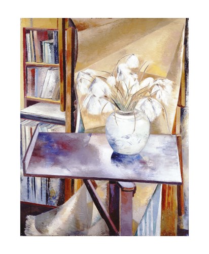 Still Life with Bog Cotton, Greeting Card