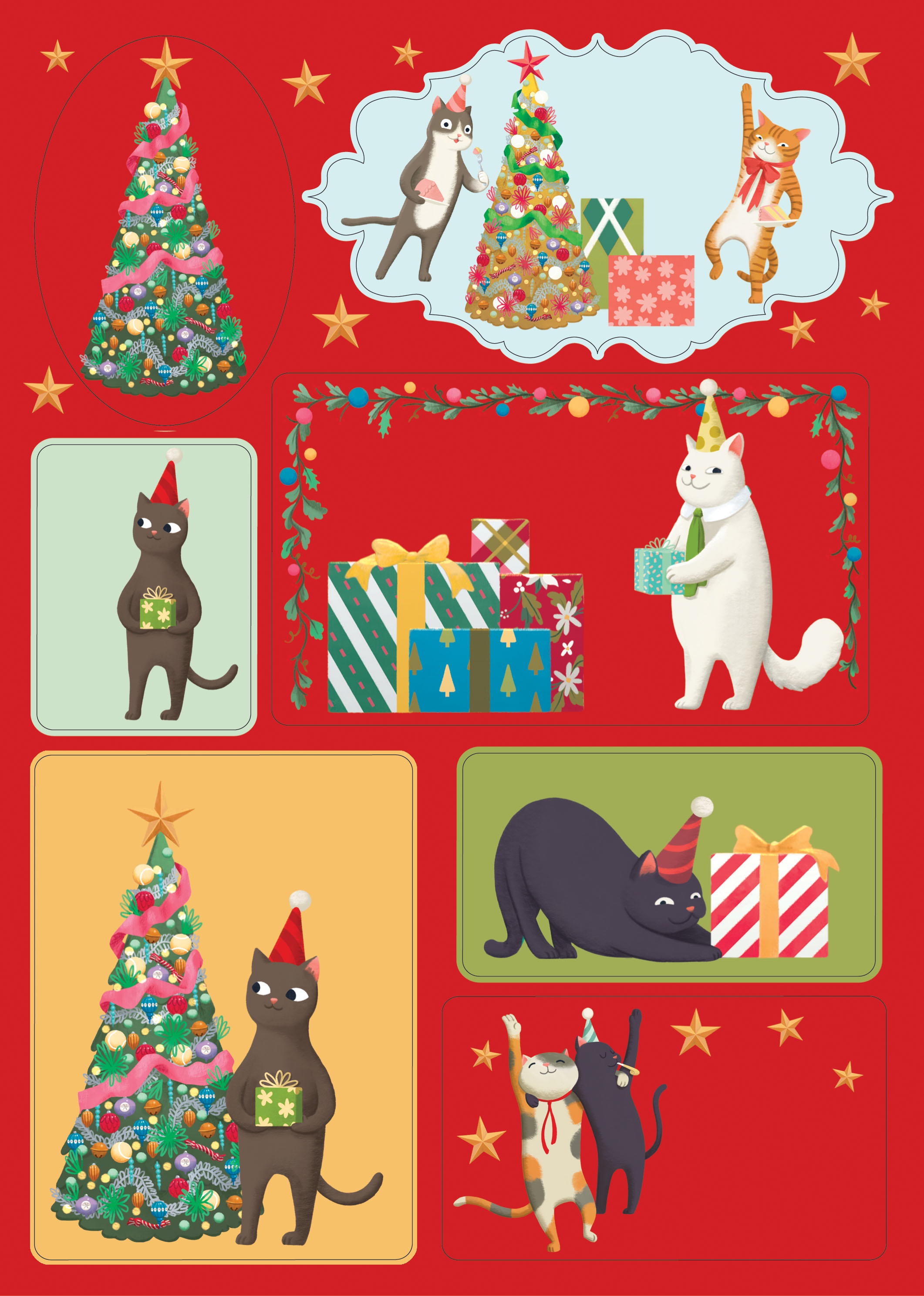 Miaow Factor, Sticker Sheets - 3