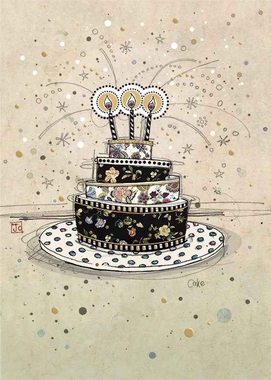 Birthday Cake, Greeting Card