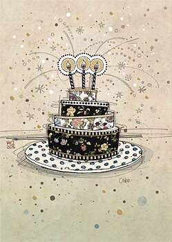 Birthday Cake, Greeting Card